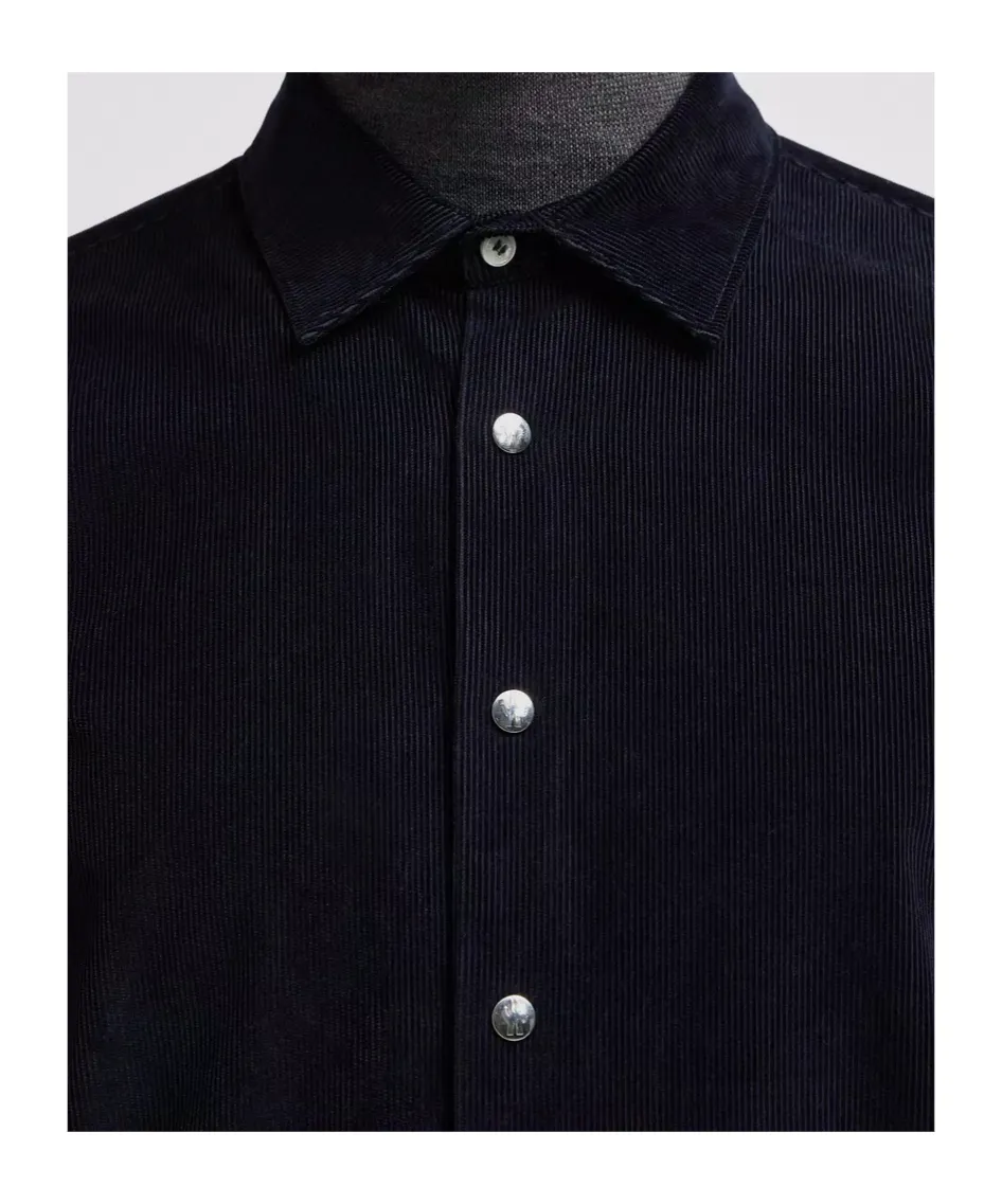 Long-Sleeved Corduroy Shirt