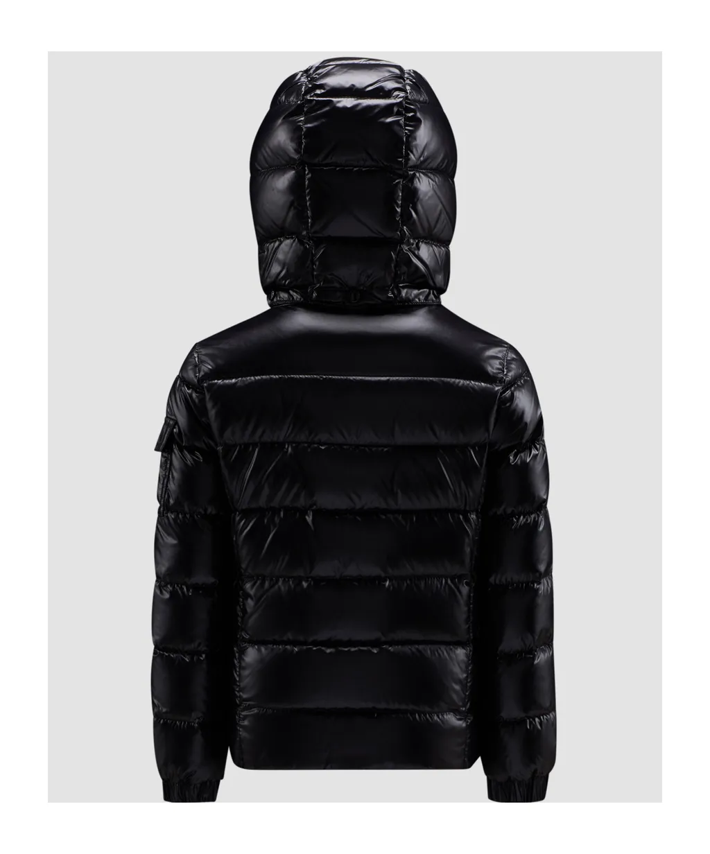 Enfant Logo Patch Hooded Down Jacket