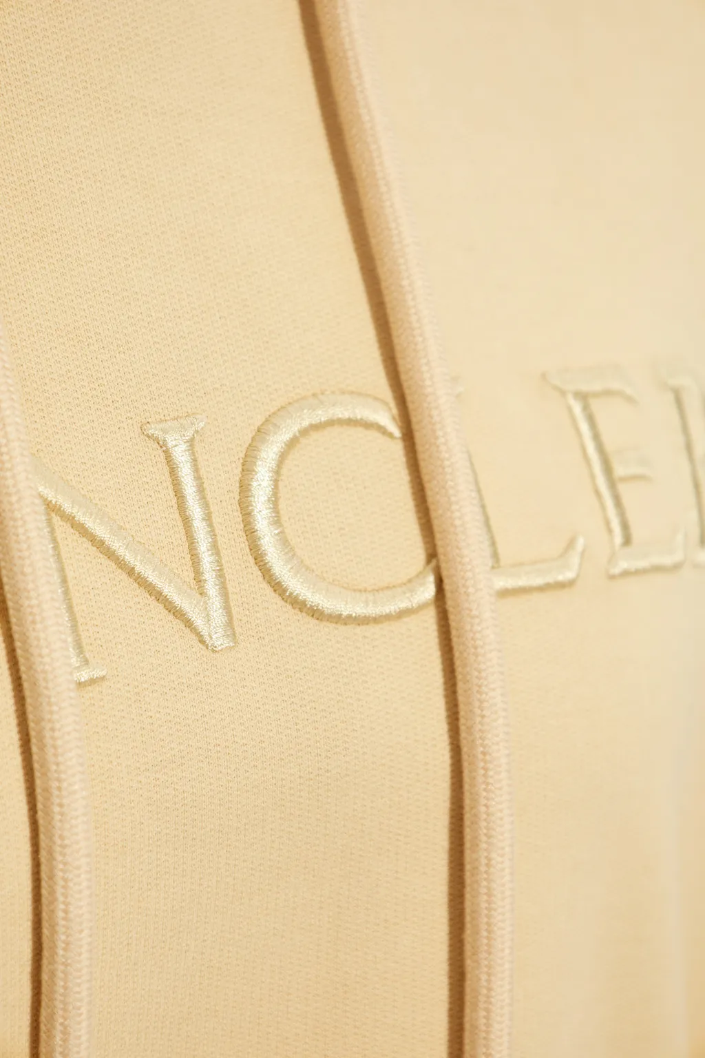 Logo Embroidered Drawstring Hoodie