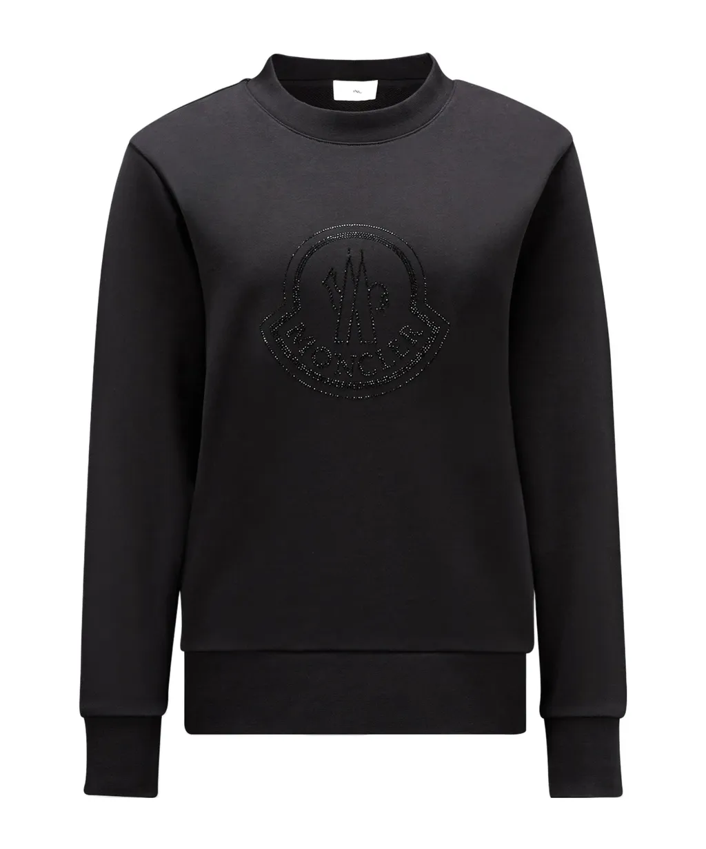 Logo Embellished Crewneck Sweatshirt