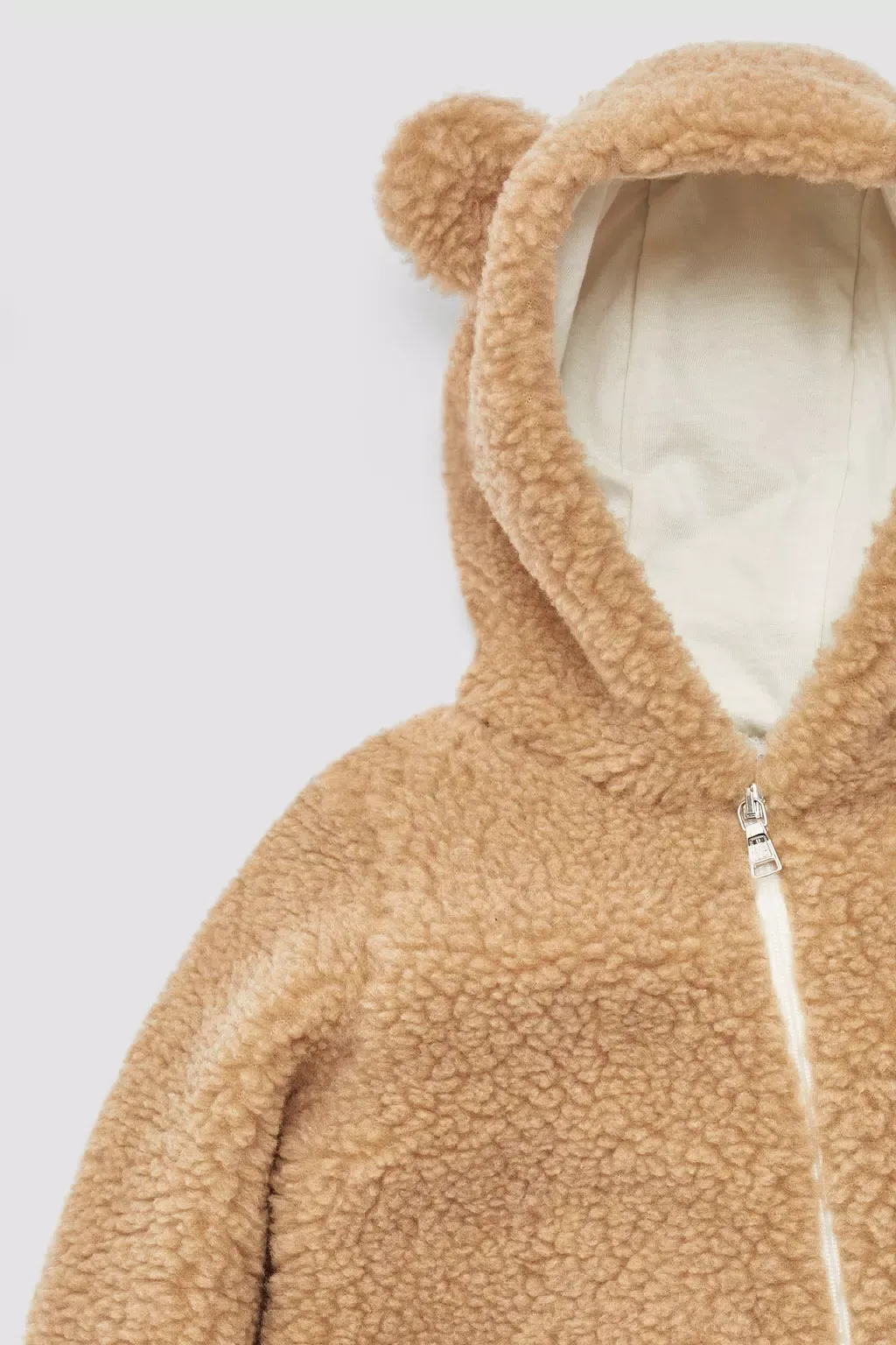 Logo Patch Hooded Jumpsuit