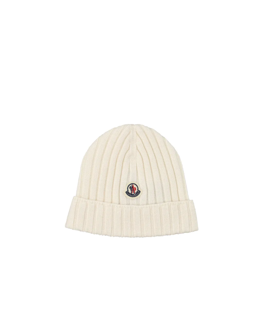 Logo Patch Knitted Beanie