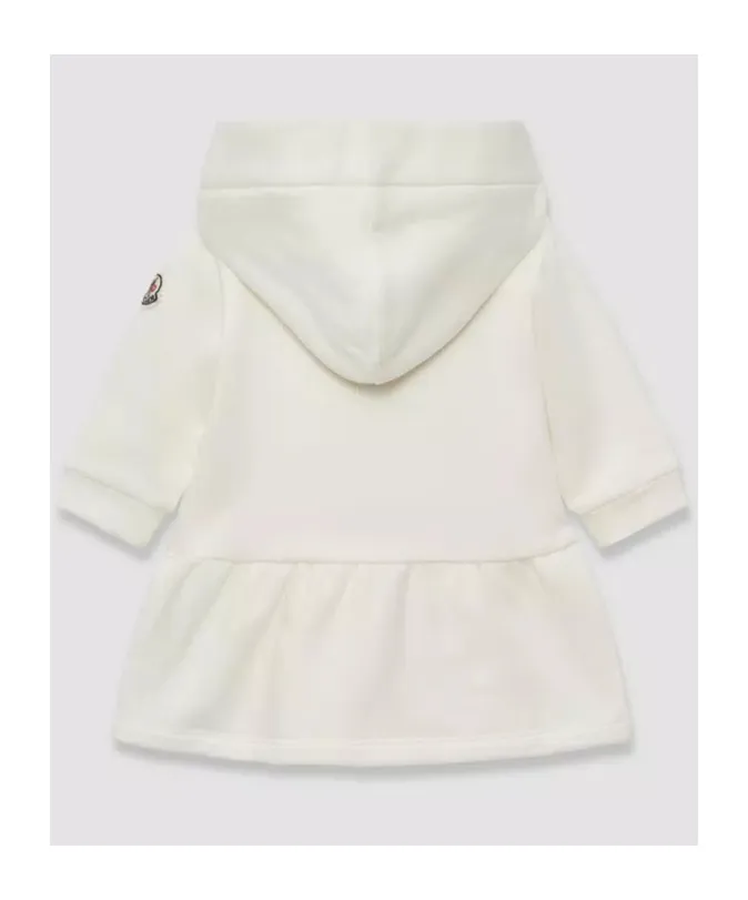 Logo Patch Hooded Dress
