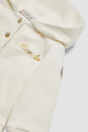 Logo Patch Hooded Dress