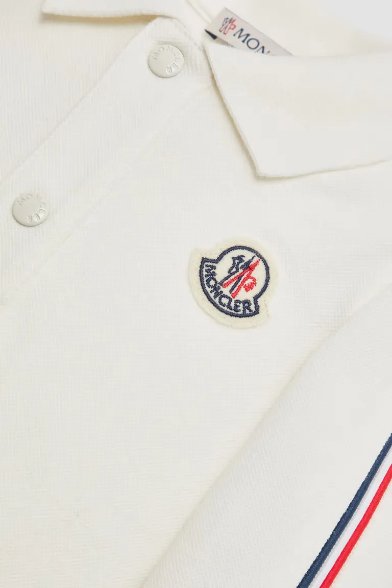 Logo Patch Long-Sleeved Polo Shirt