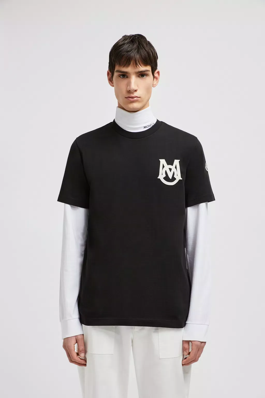 Logo Patch Crewneck T-Shirt