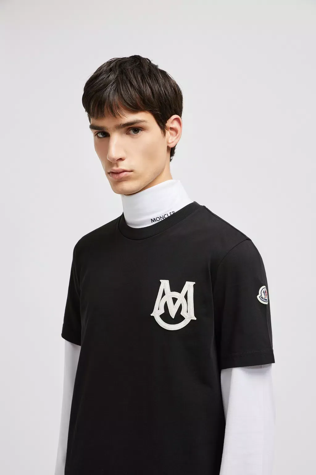 Logo Patch Crewneck T-Shirt