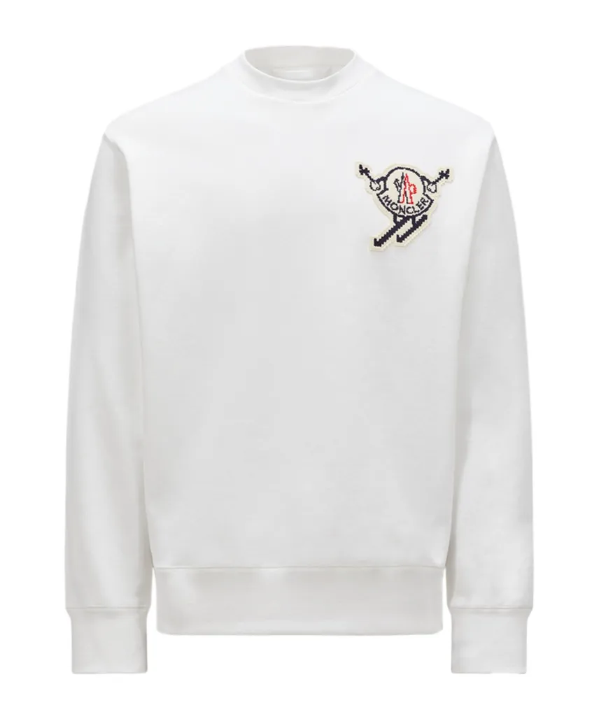 Logo Patch Crewneck Sweatshirt