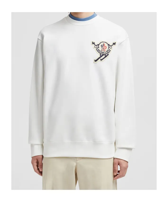 Logo Patch Crewneck Sweatshirt