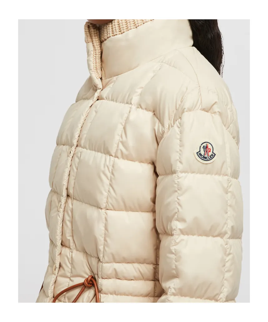 Drawstring Quilted Coat