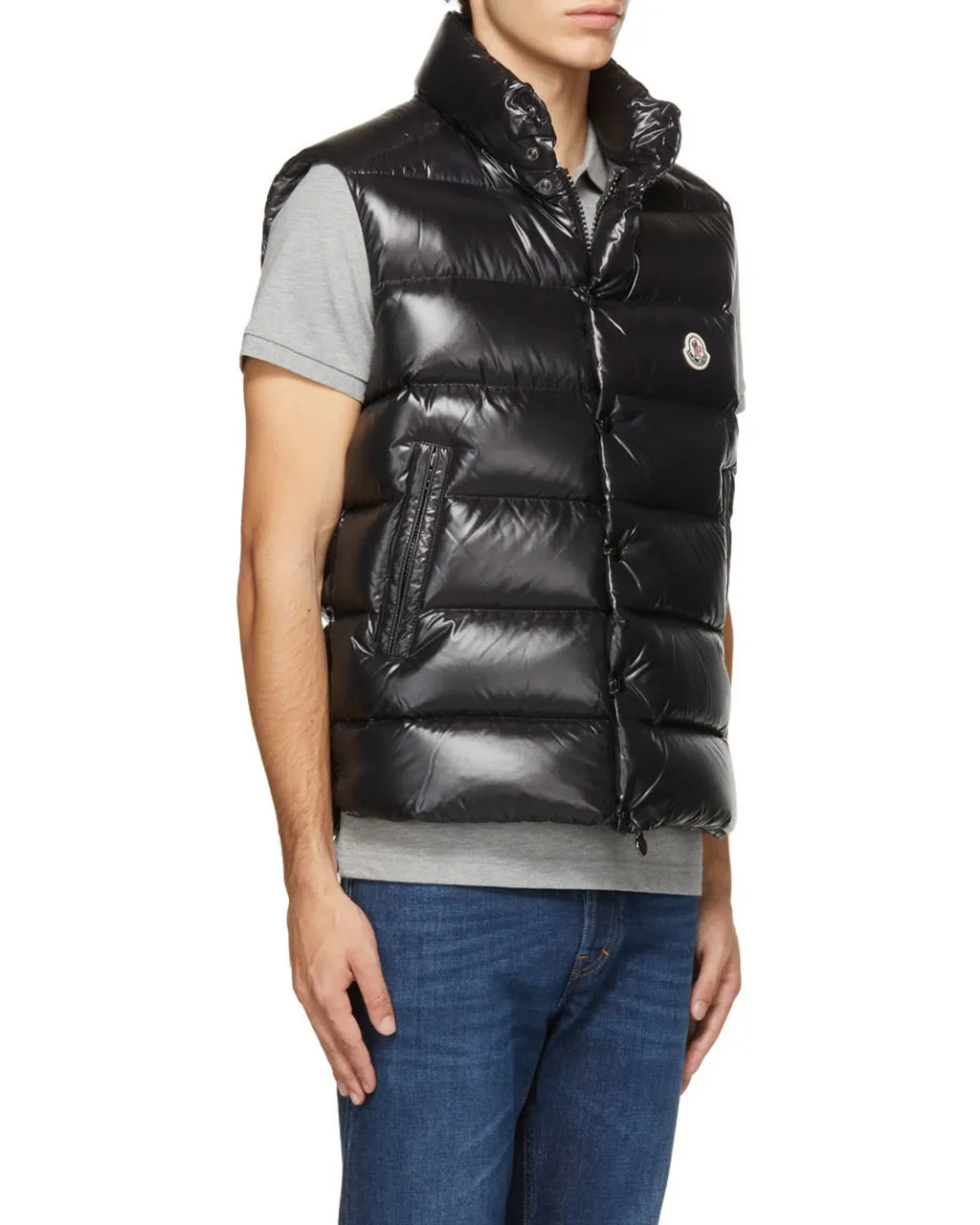 Tibb High-Neck Zip-Up Padded Gilet