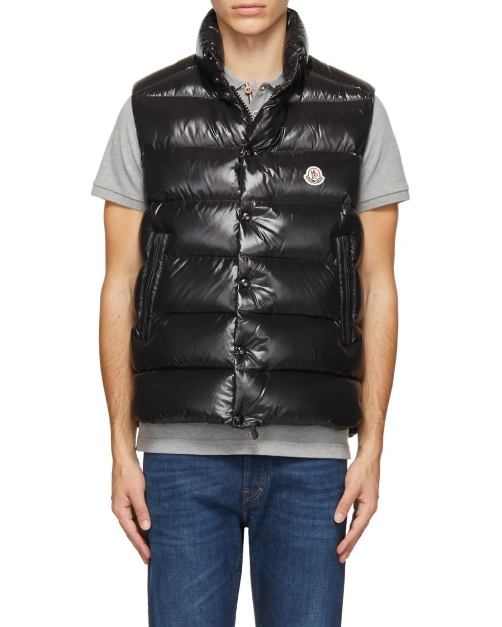 Tibb High-Neck Zip-Up Padded Gilet