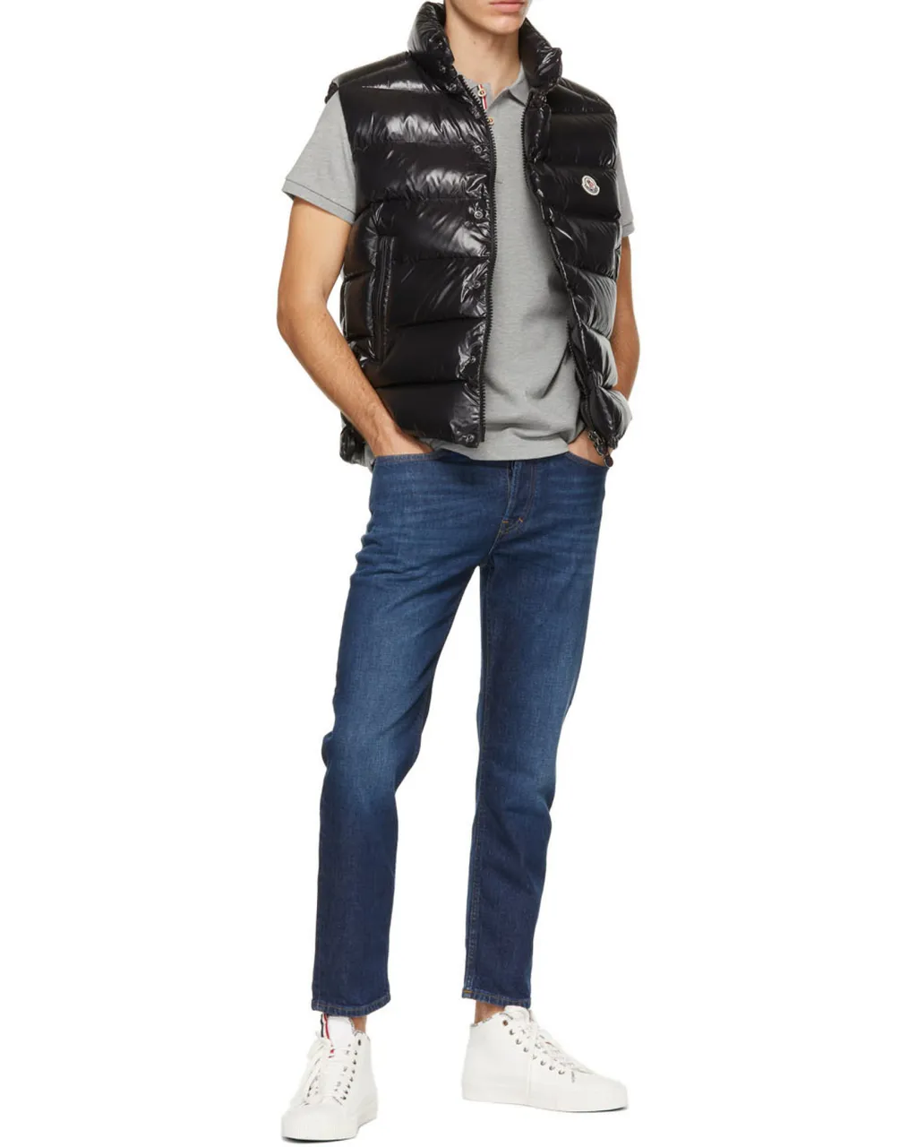 Tibb High-Neck Zip-Up Padded Gilet
