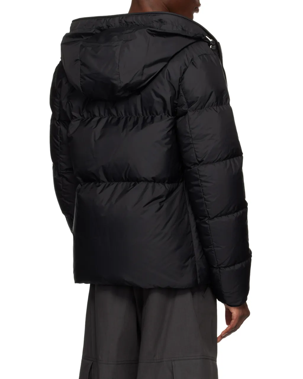 Zipped Hooded Puffer Jacket