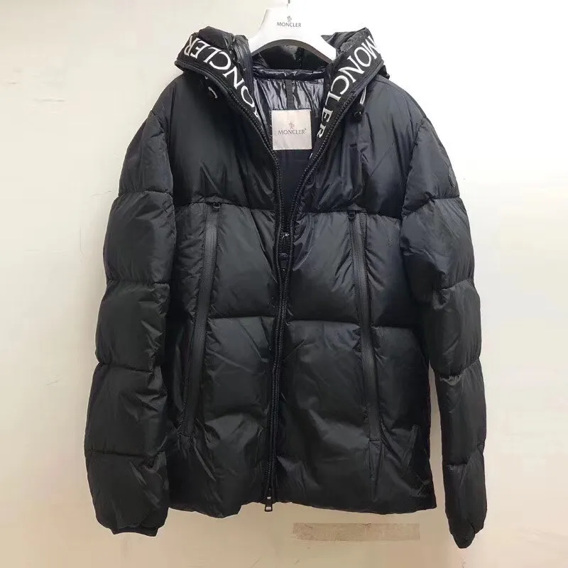 Zipped Hooded Puffer Jacket
