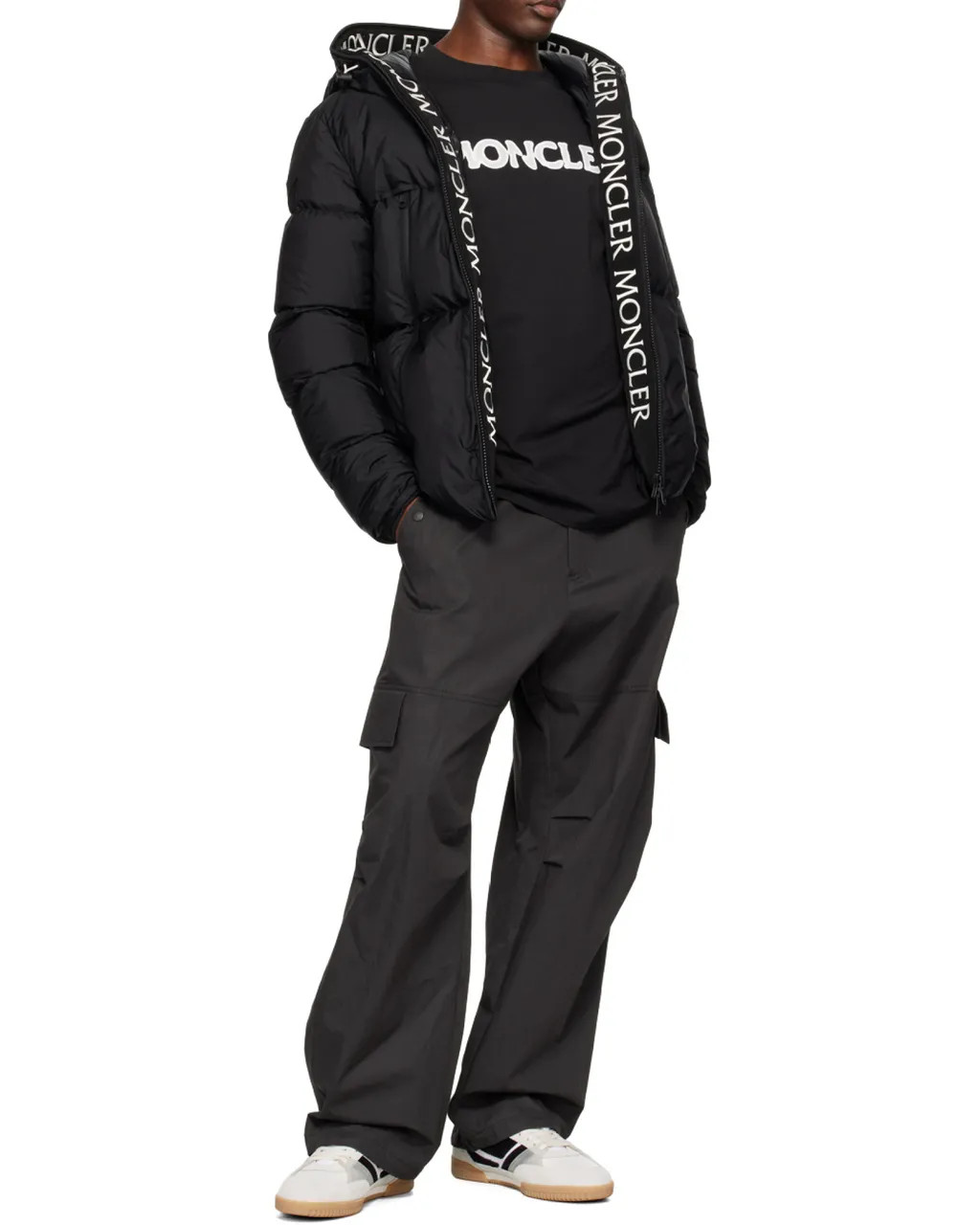 Zipped Hooded Puffer Jacket