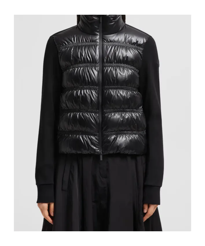 Padded Zip-Up Sweatshirt