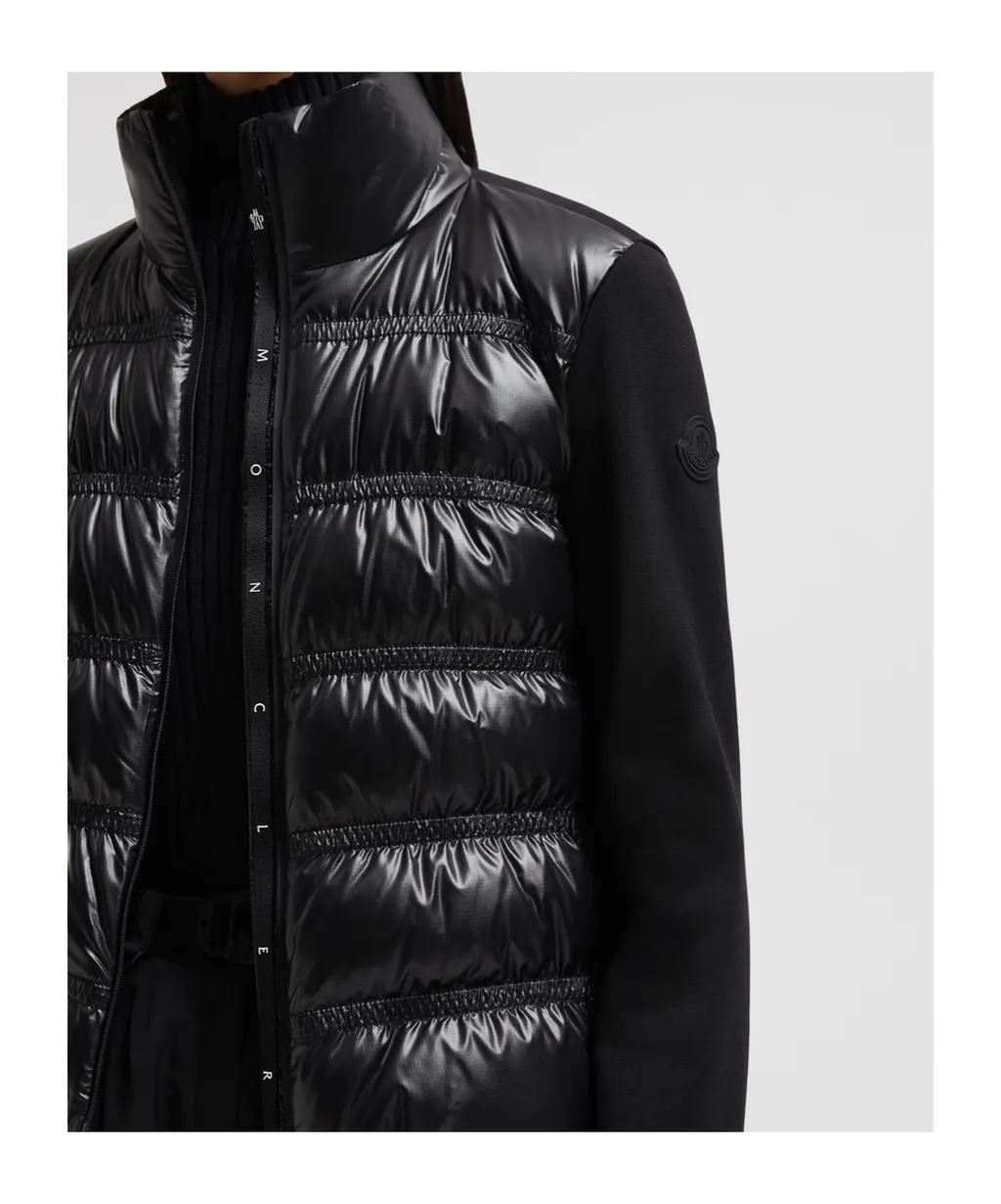Padded Zip-Up Sweatshirt