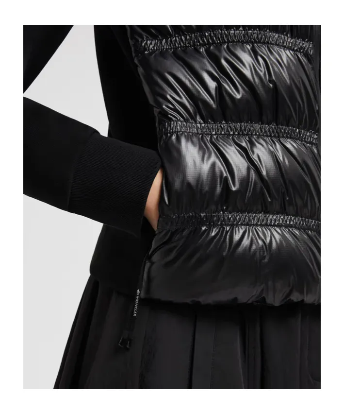 Padded Zip-Up Sweatshirt