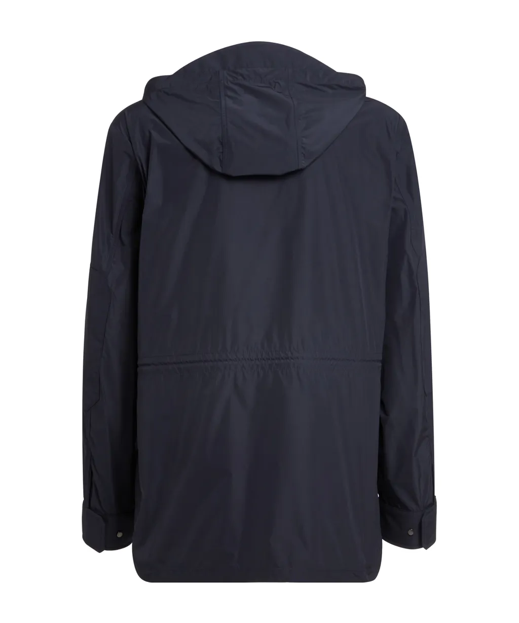 Water-Repellent Hooded Jacket