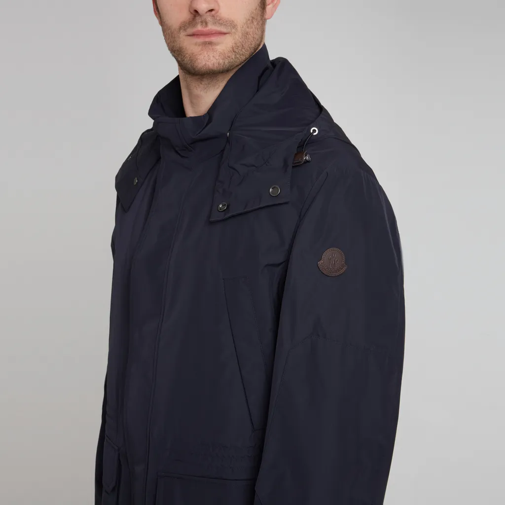 Water-Repellent Hooded Jacket