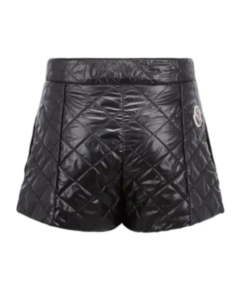 Logo Patch Quilted Shorts