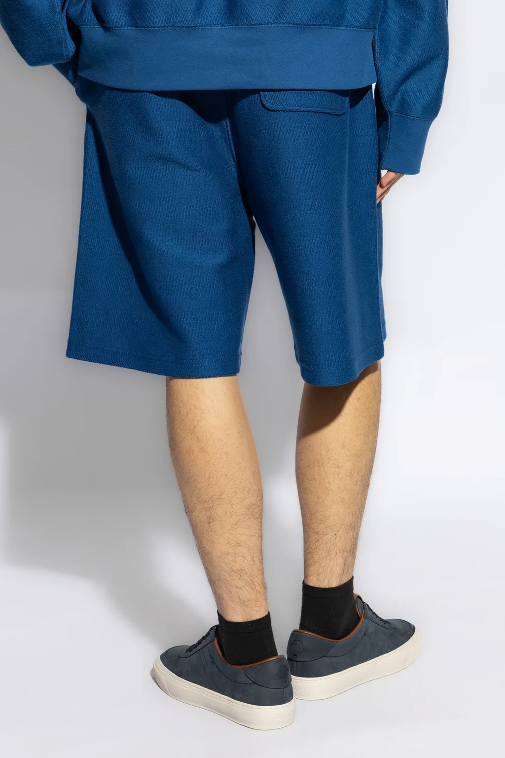 Drawstring Knee High Shorts