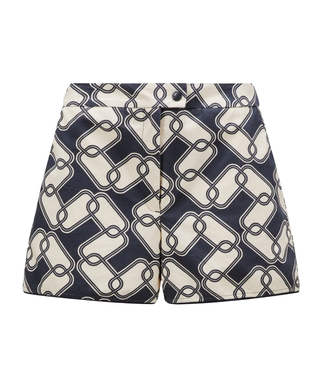 Patterned Mini Shorts