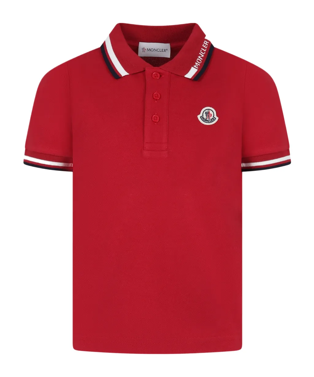 Logo Patch Polo Shirt