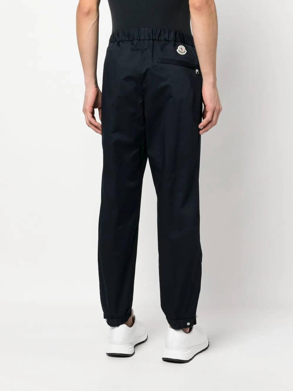 Logo Patch Drawstring-Waist Track Pants