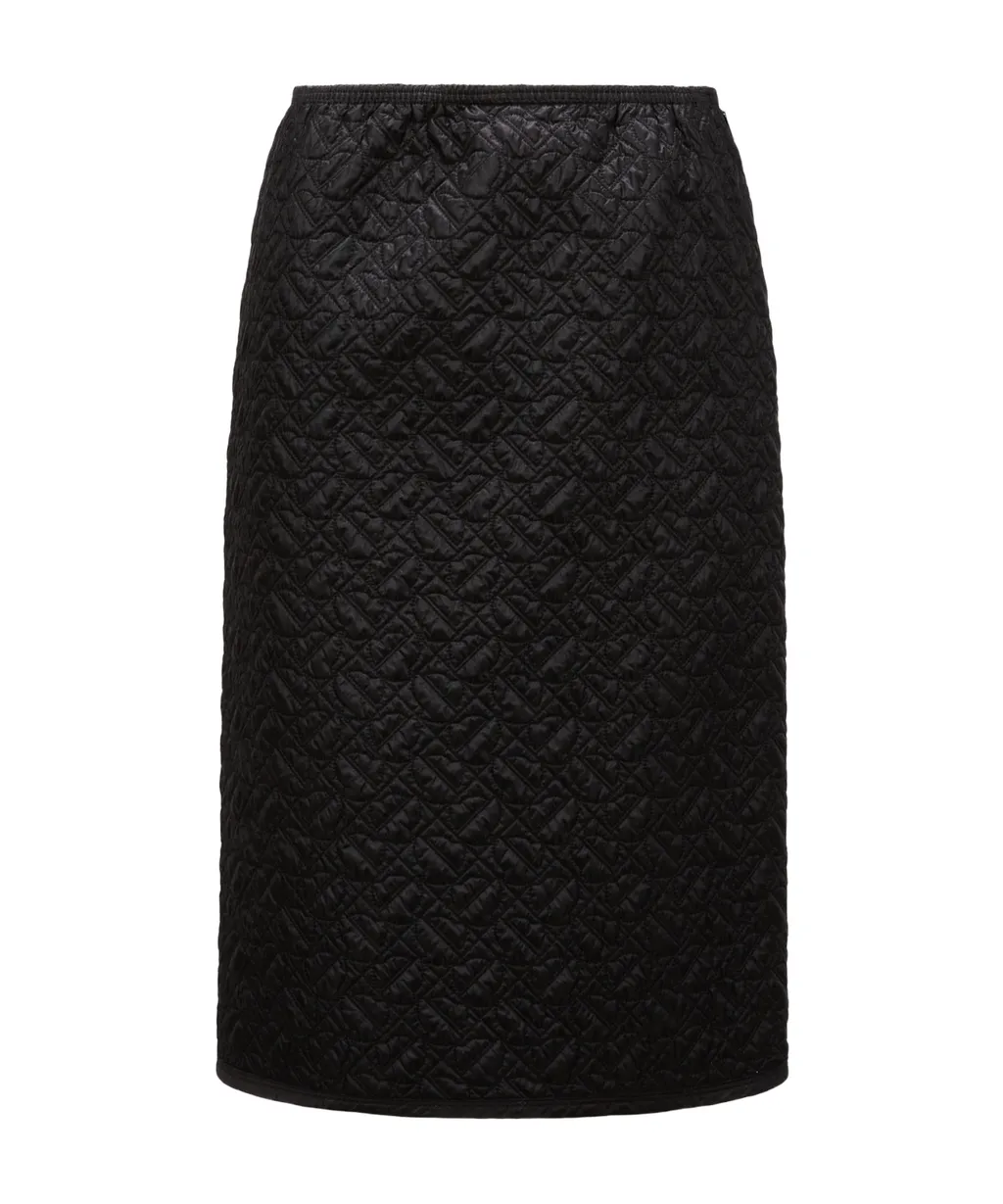 Quilted Midi Skirt