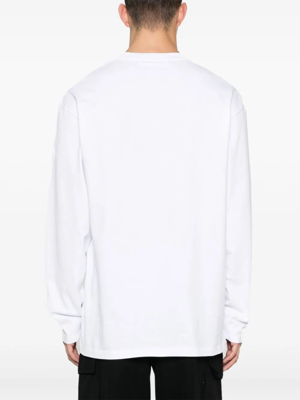 Logo-Stamp Cotton T-Shirt