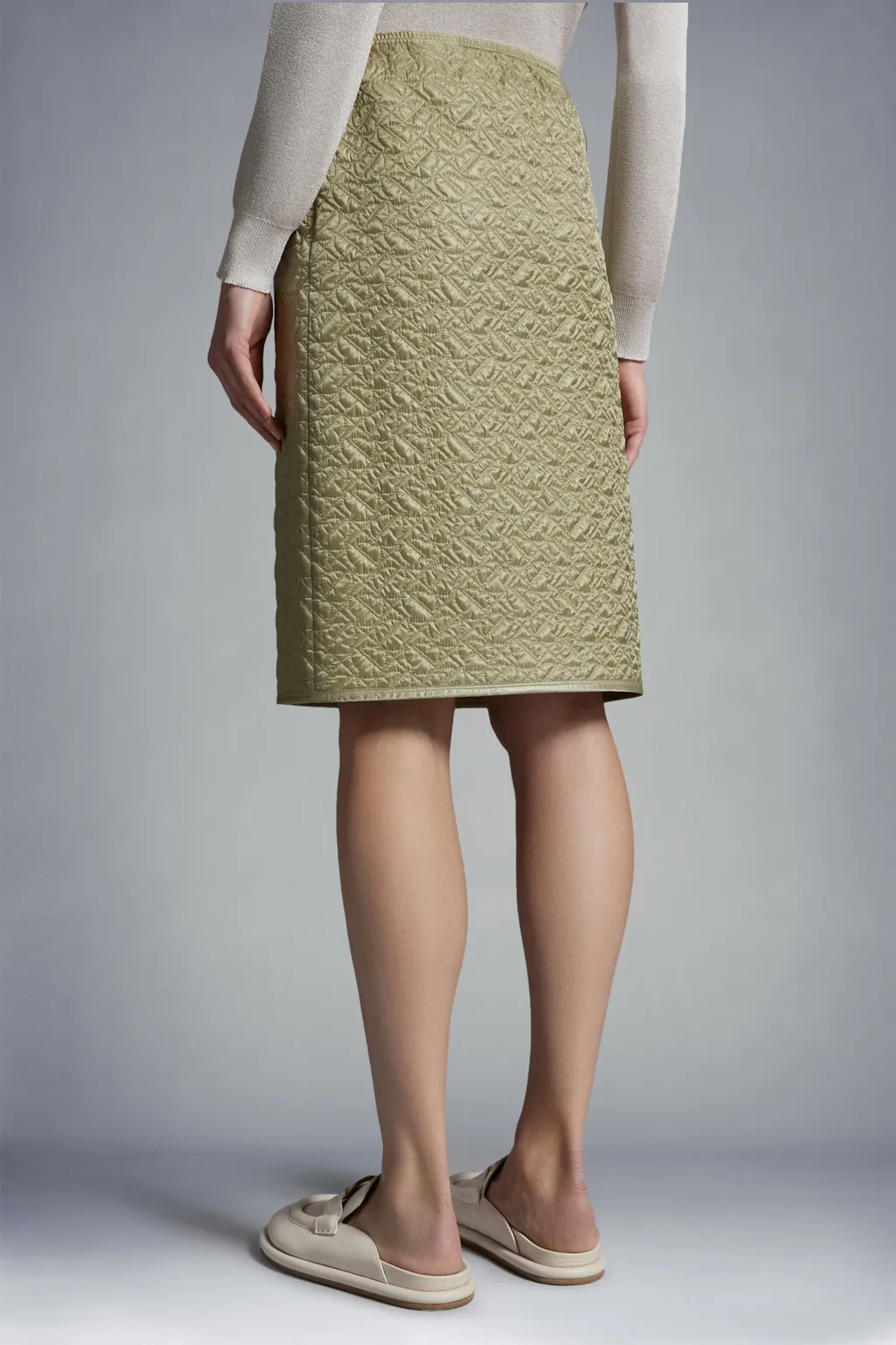 Quilted Midi Skirt