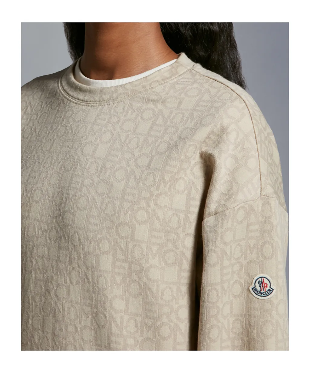 Logo Patch Crewneck Sweatshirt