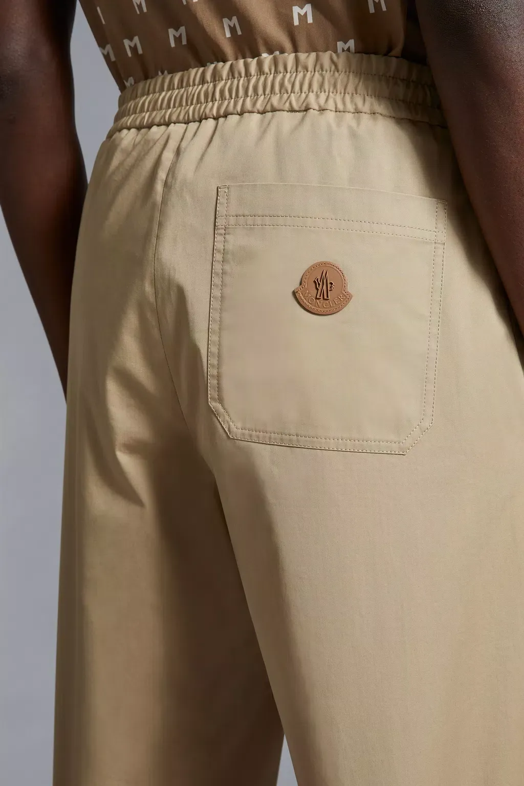 Logo Patch Drawstring Joggers