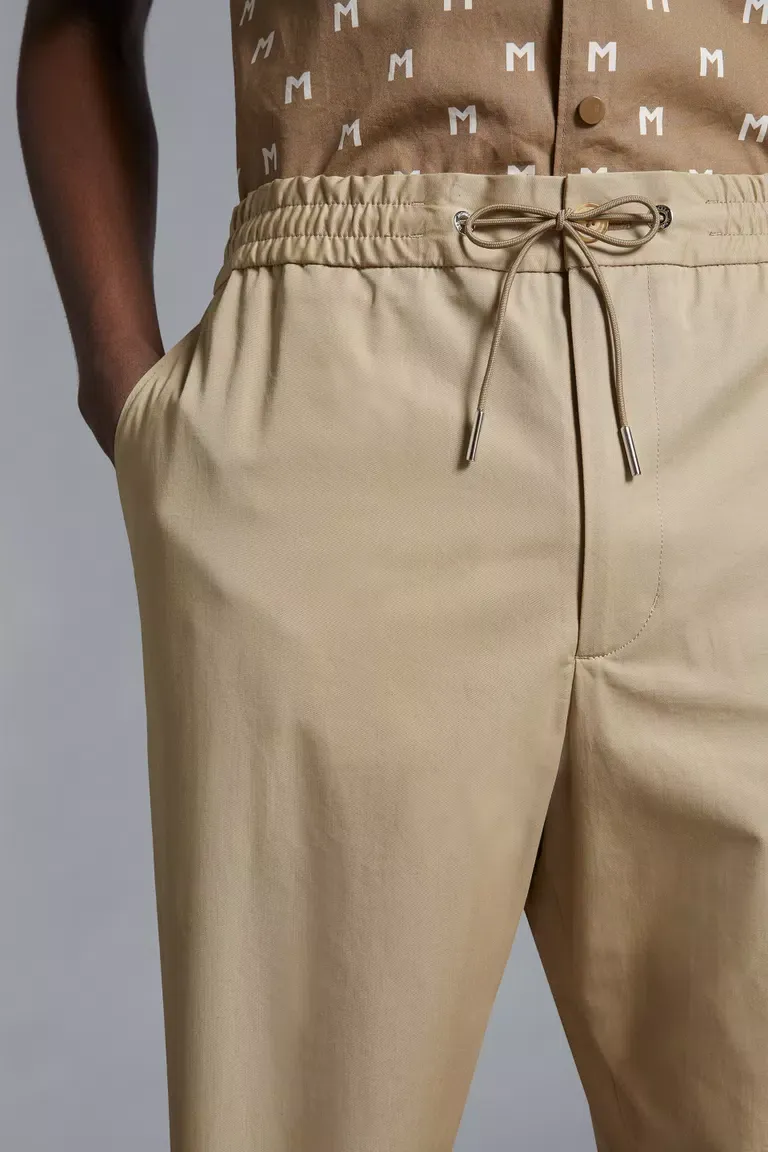 Logo Patch Drawstring Joggers