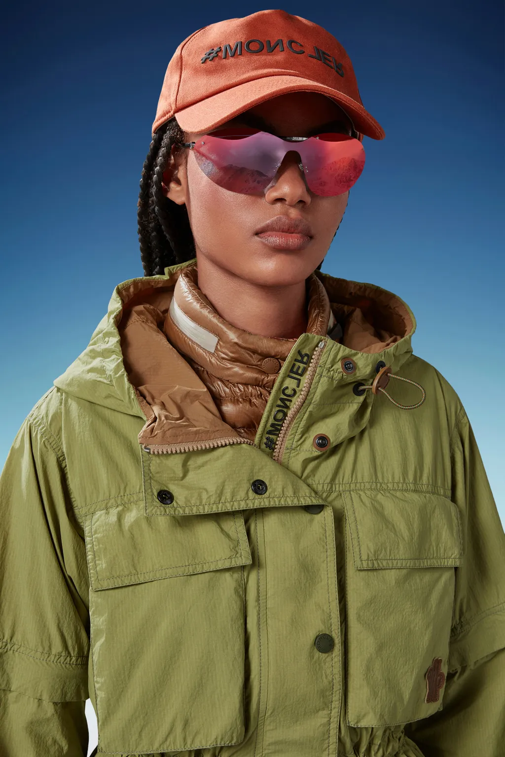 Logo Patch Hooded Jacket
