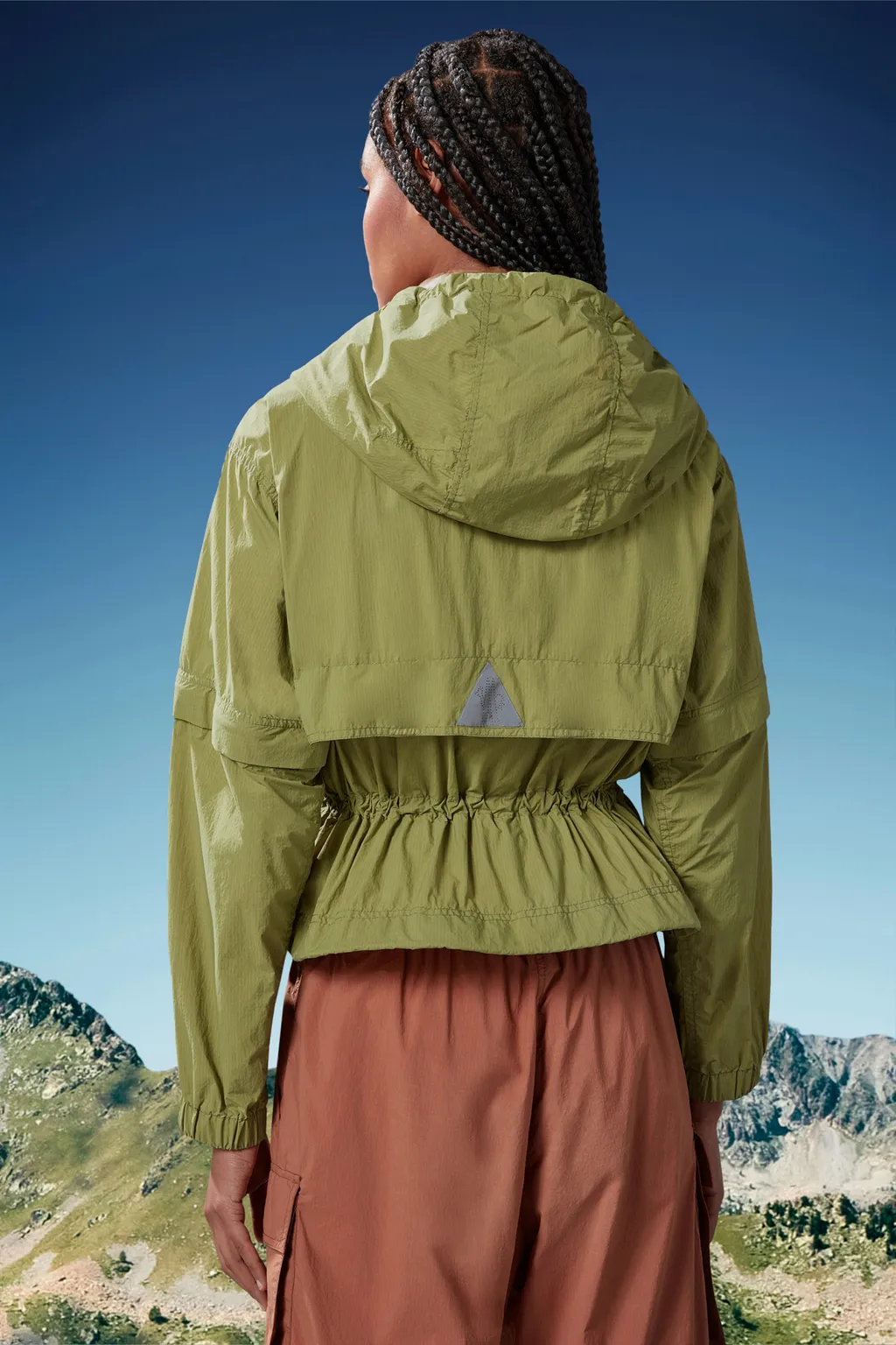 Logo Patch Hooded Jacket