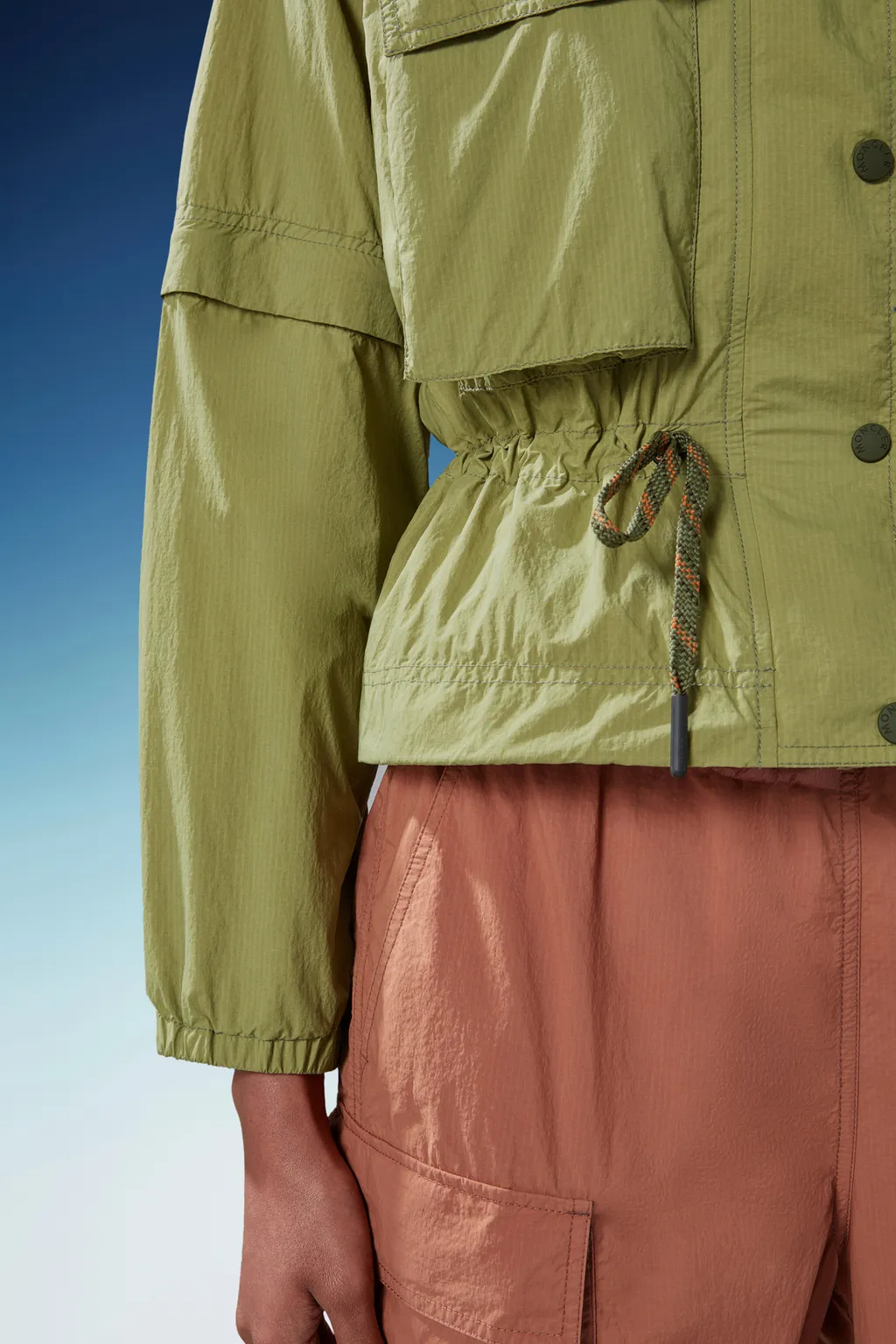 Logo Patch Hooded Jacket