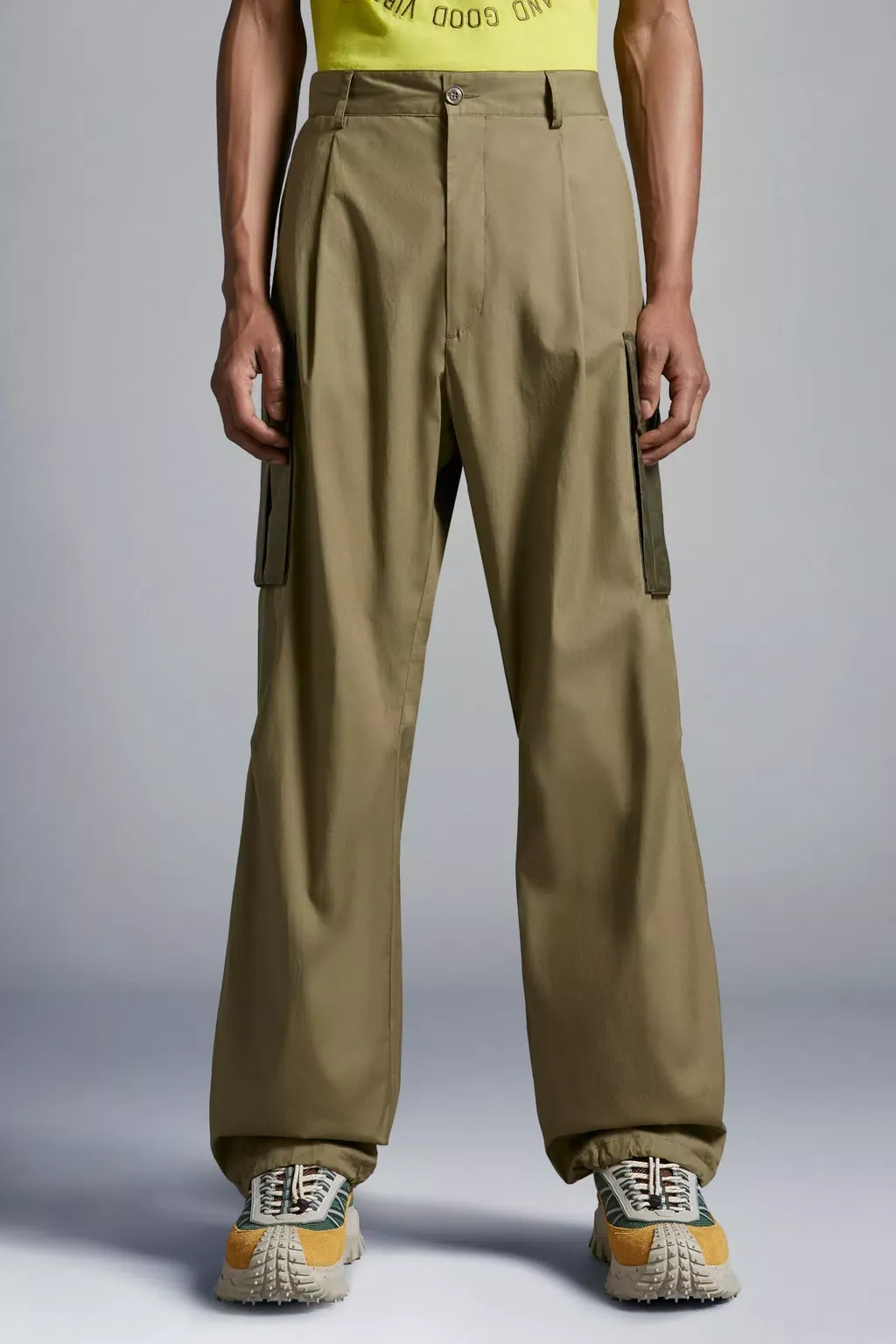 Logo Patch Cargo Pants