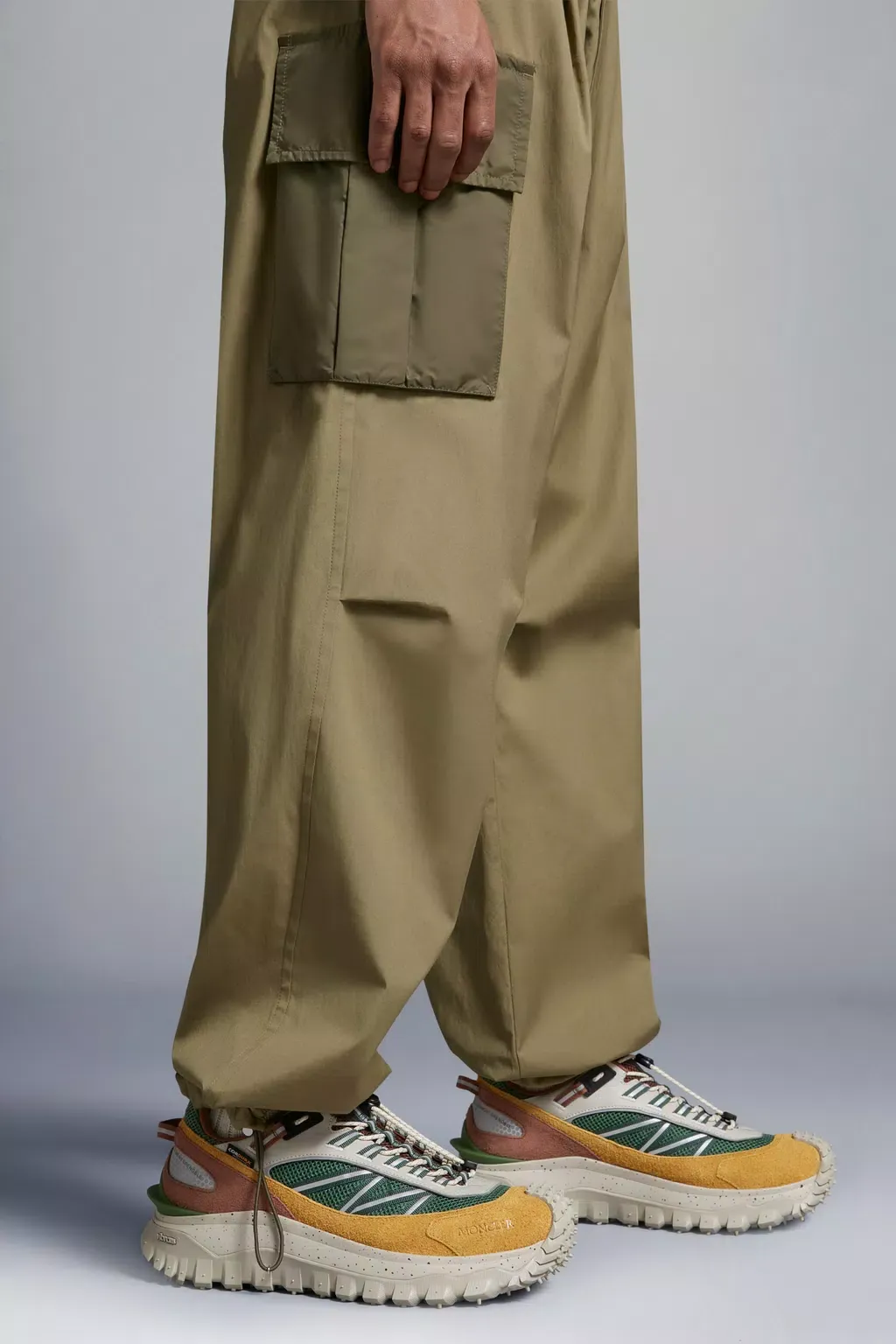 Logo Patch Cargo Pants
