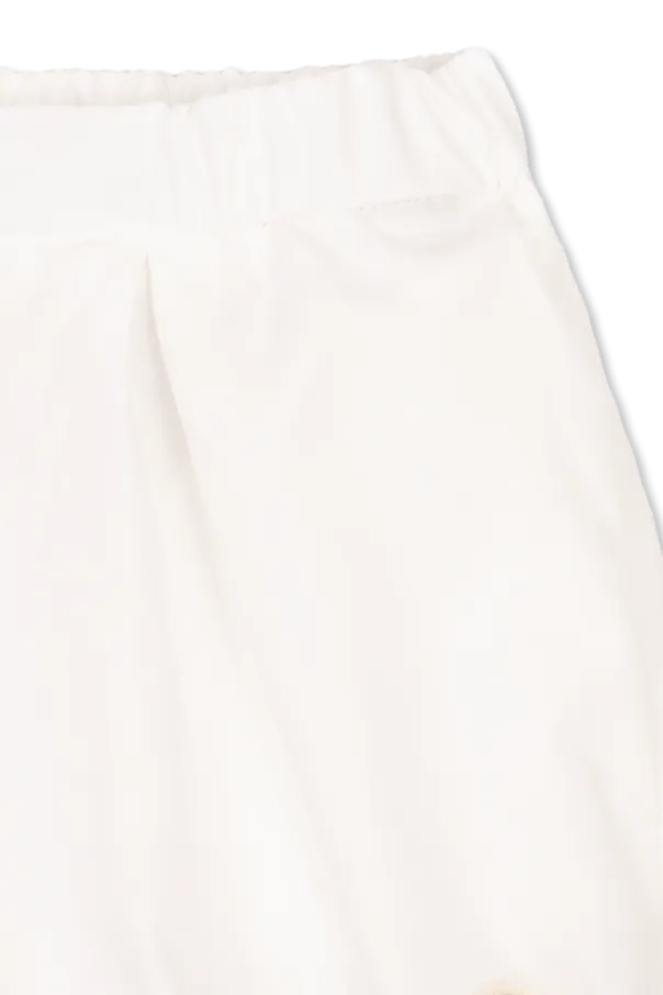 Logo-Patch Cotton Bloomers