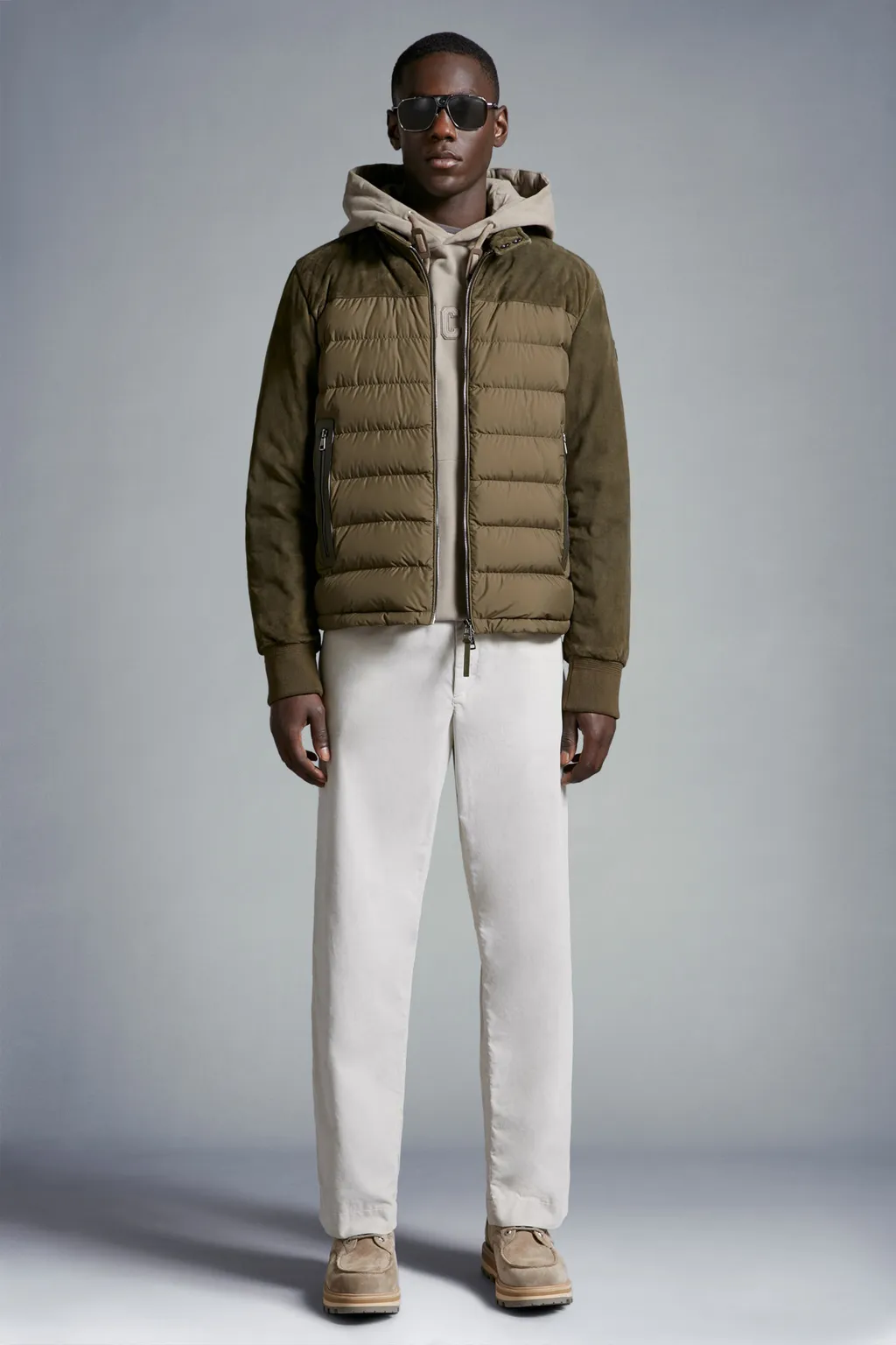 Elasticated-Waist Corduroy Trousers