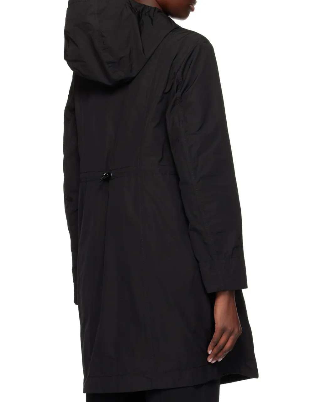 Laerte Logo Patch Hooded Coat