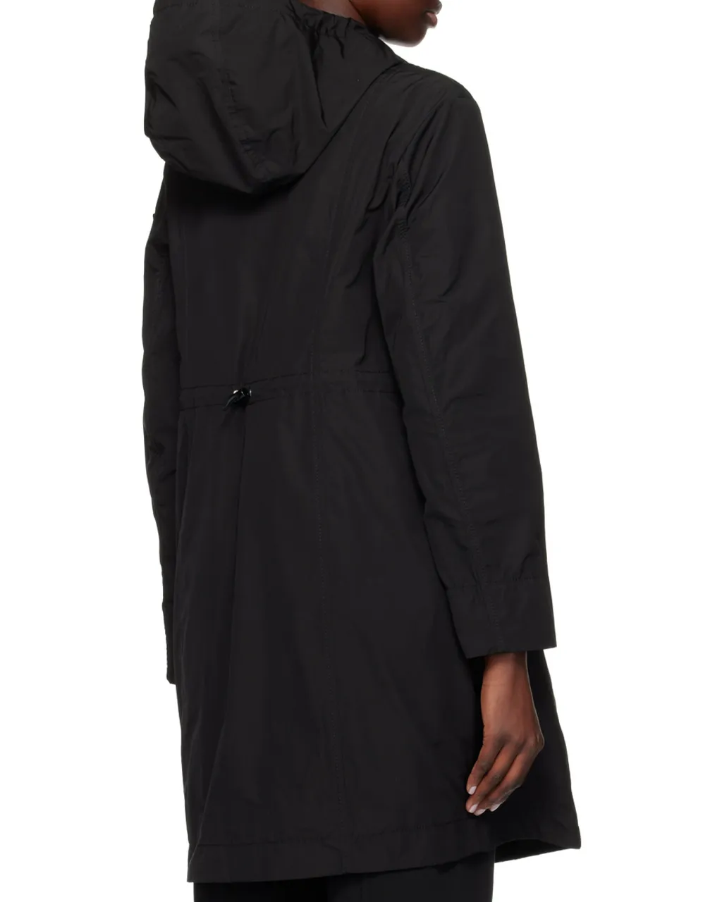 Laerte Logo Patch Hooded Coat