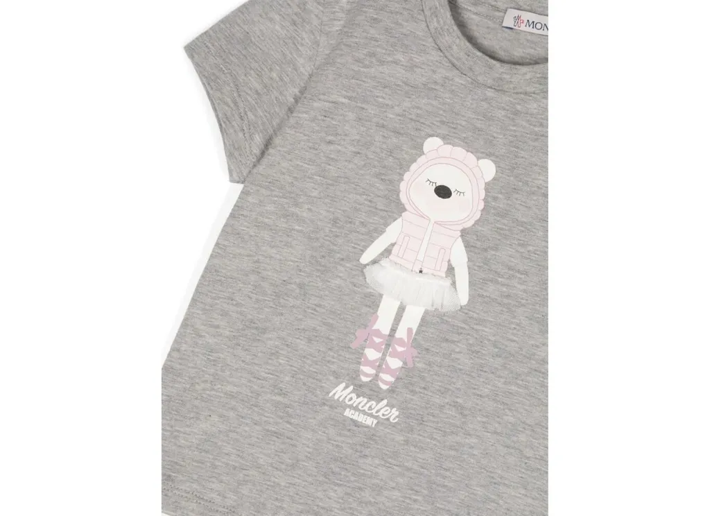 Teddy Bear Motif T-Shirt