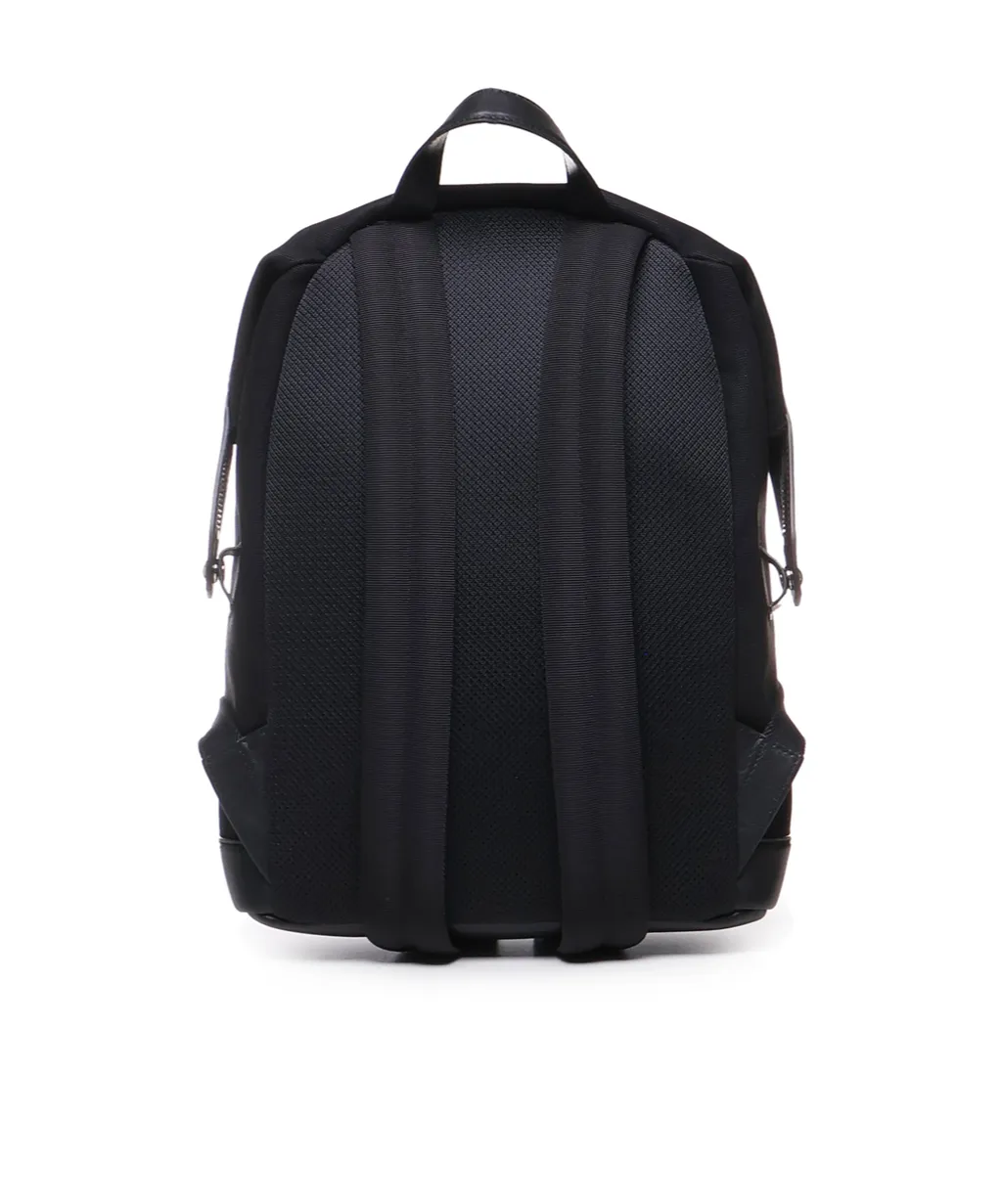 Logo Patch Two-Way Zip Backpack