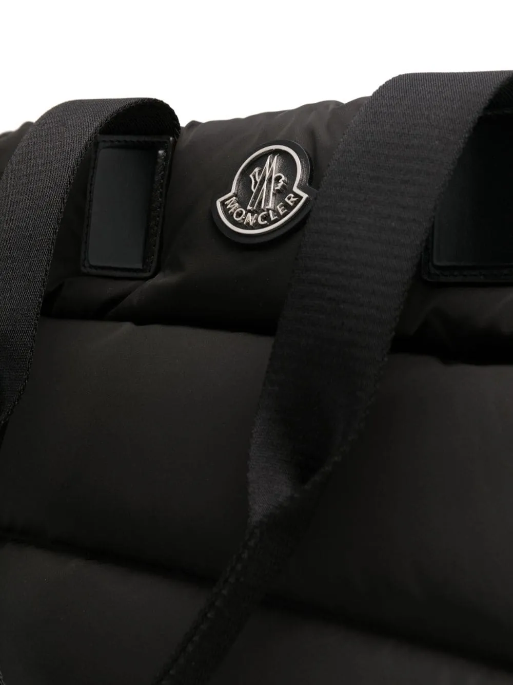 Logo Patch Puffer Tote Bag
