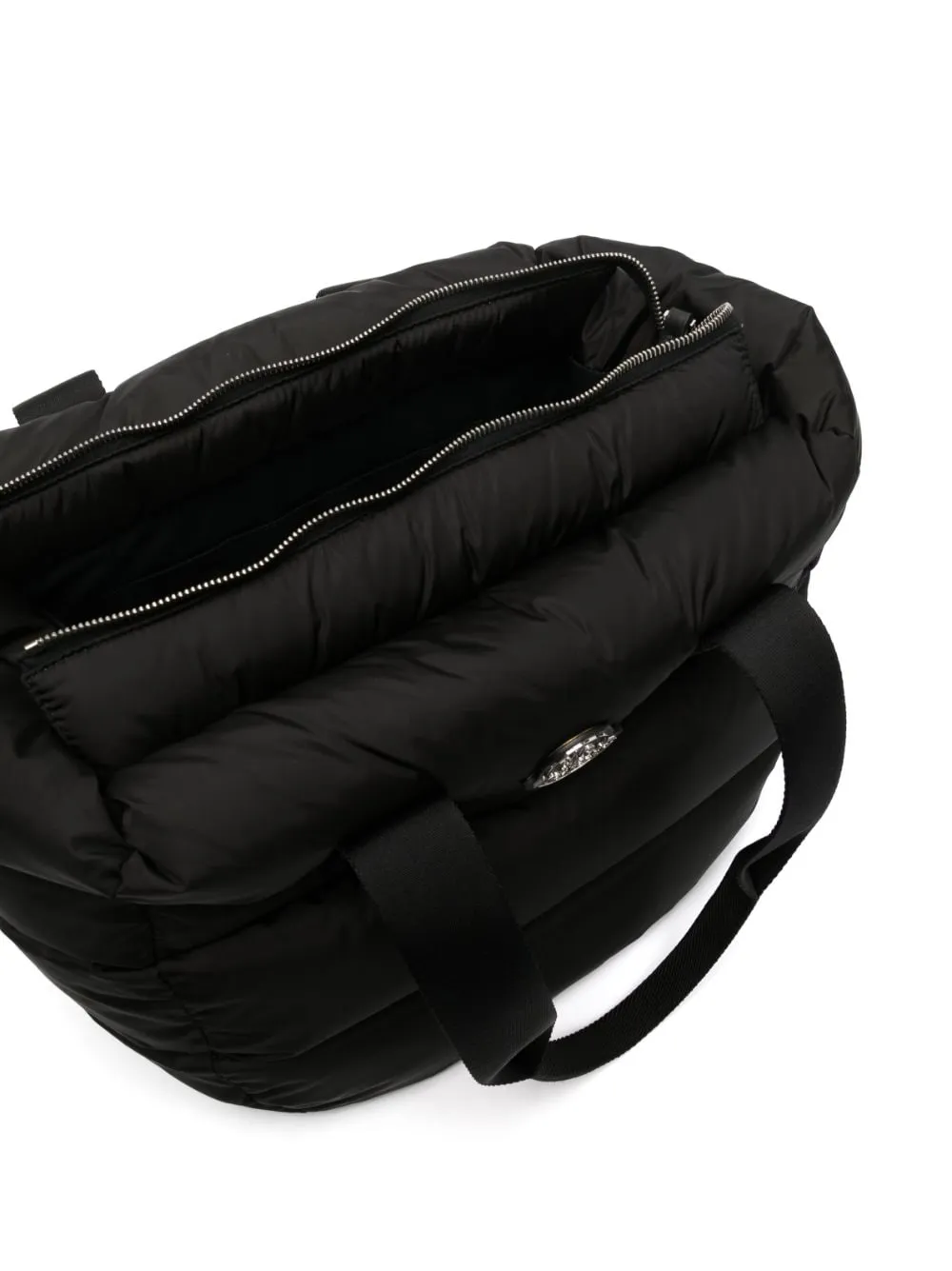 Logo Patch Puffer Tote Bag
