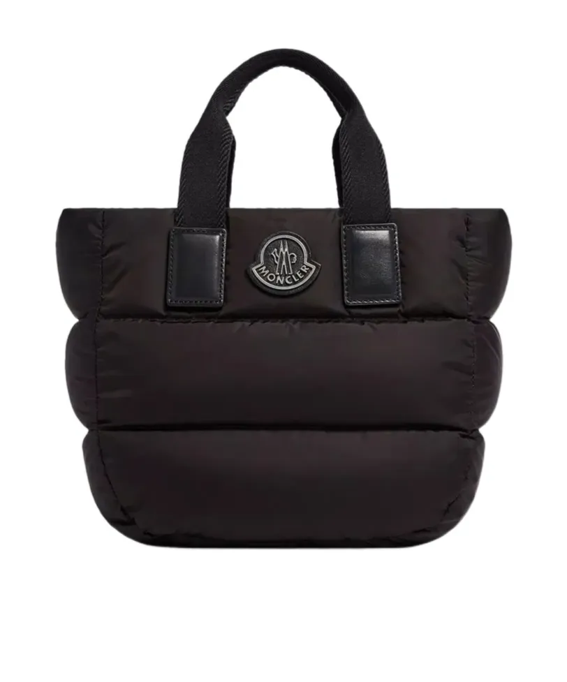 Logo Patch Puffer Tote Bag